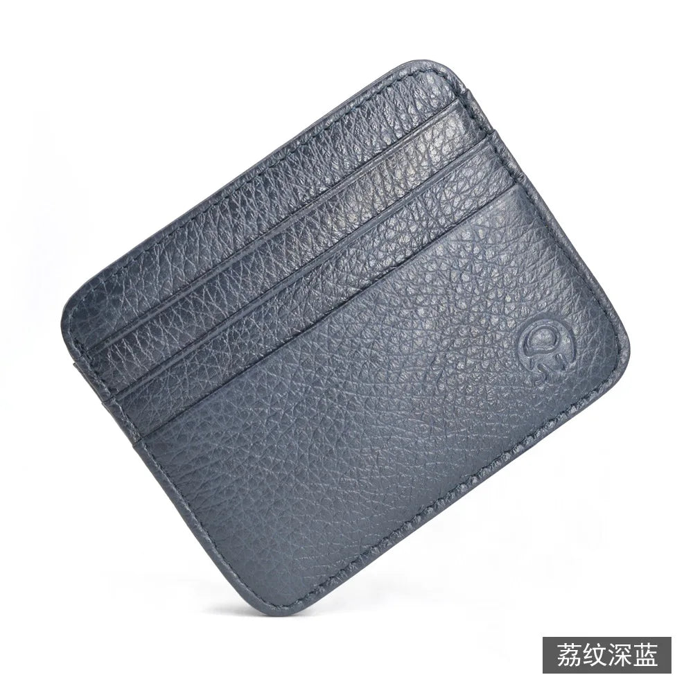Étui en Cuir de Vachette pour Cartes de Crédit - Porte-Cartes Slim pour Homme 17