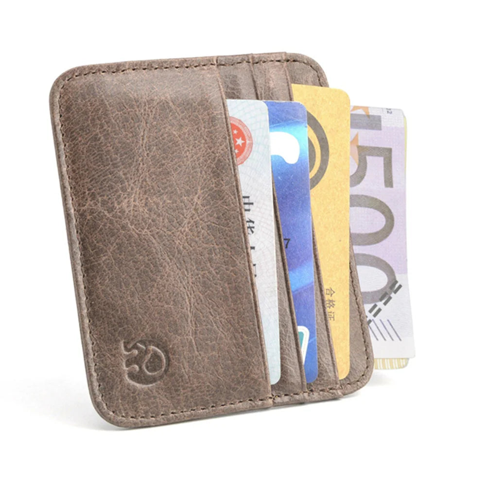 Étui en Cuir de Vachette pour Cartes de Crédit - Porte-Cartes Slim pour Homme 3