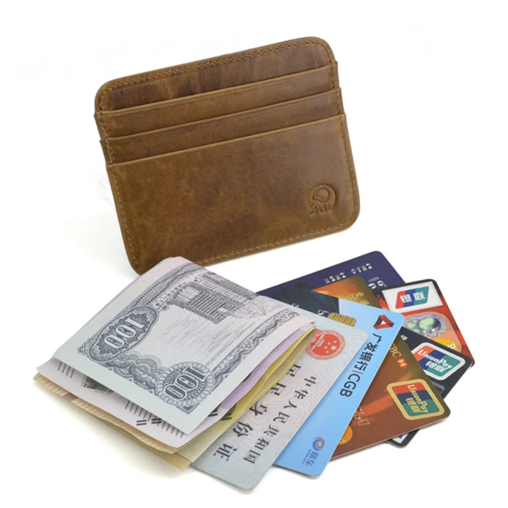 Étui en Cuir de Vachette pour Cartes de Crédit - Porte-Cartes Slim pour Homme 4