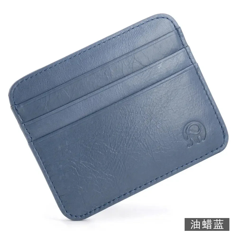 Étui en Cuir de Vachette pour Cartes de Crédit - Porte-Cartes Slim pour Homme 8