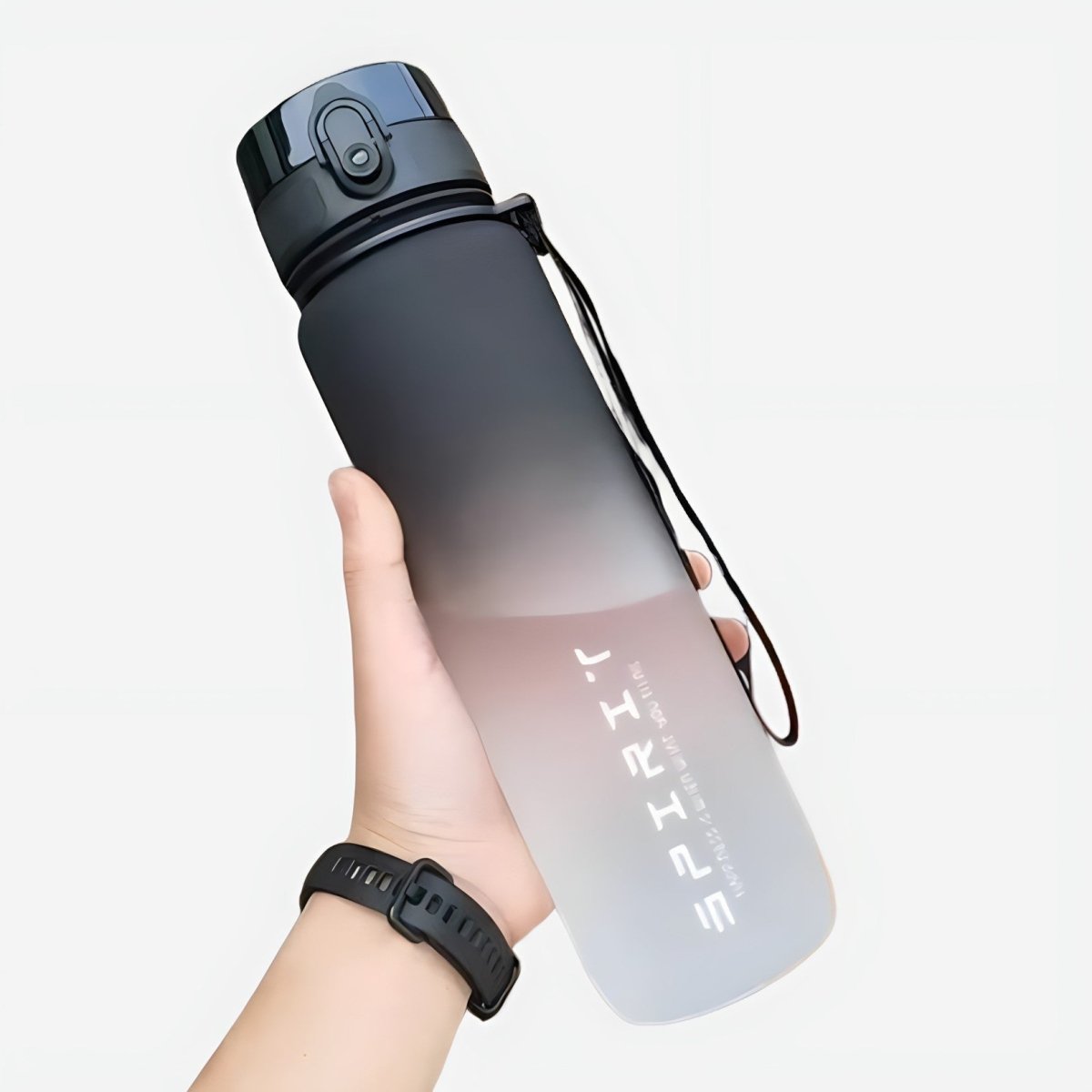 Gourde de Randonnée Légère 500 ml en Plastique Sans BPA, Résistante et Étanche, Format Compact pour Plein Air