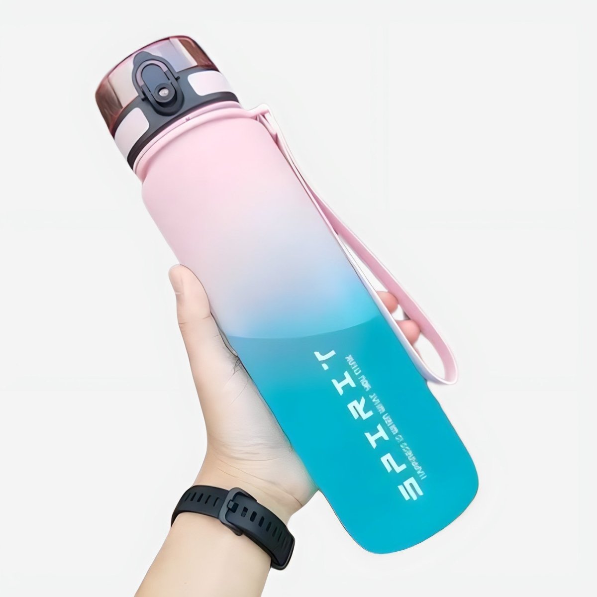 Gourde de Randonnée Légère 500 ml en Plastique Sans BPA, Résistante et Étanche, Format Compact pour Plein Air