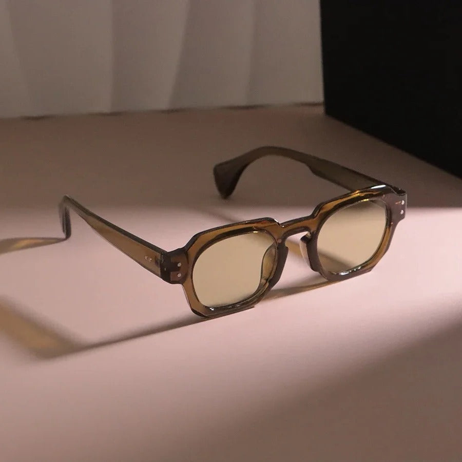 Lunettes de soleil carrées vintage – Légères et stylées