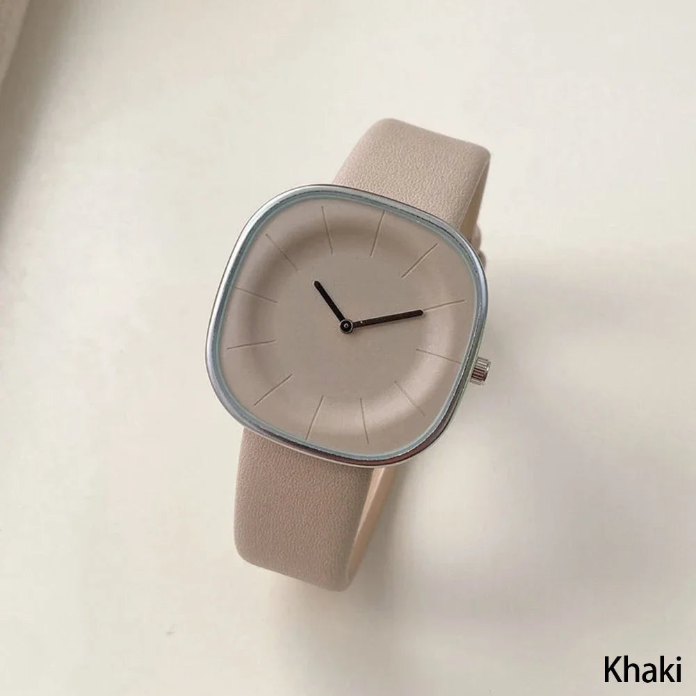 Montre Femme Élégante en Cuir - Design Unique et Confortable Quartz 9