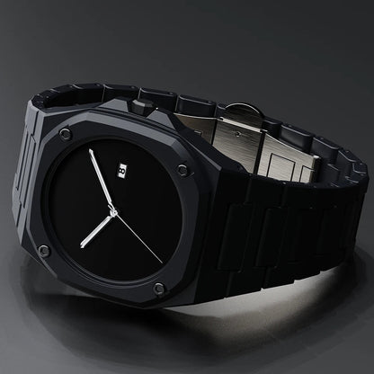 Montre Minimaliste Homme avec Effet 3D et Résistance à l'Eau 3ATM – Design Élégant et Léger 0