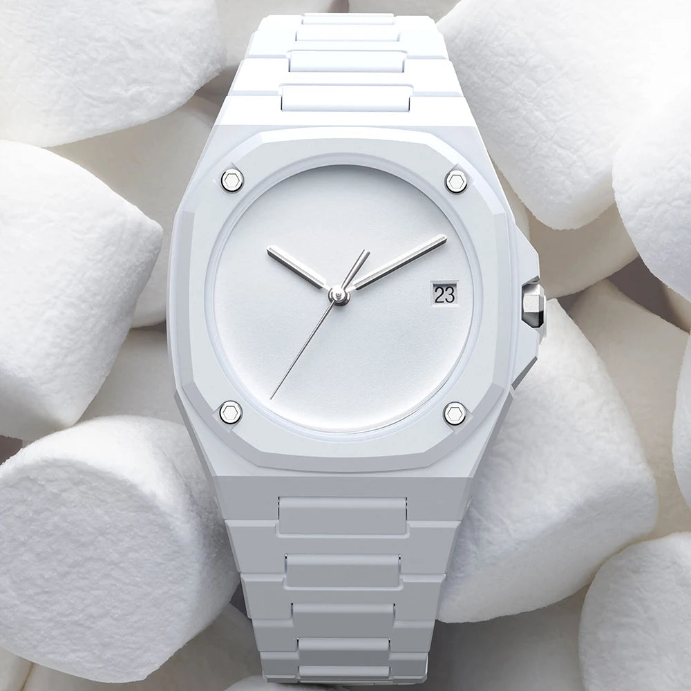 Montre Minimaliste Homme avec Effet 3D et Résistance à l'Eau 3ATM – Design Élégant et Léger 1