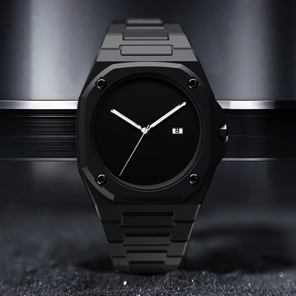 Montre Minimaliste Homme avec Effet 3D et Résistance à l'Eau 3ATM – Design Élégant et Léger 2