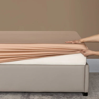 Drap-Housse Haute Qualité 100 % Bambou (Double, Queen, King)