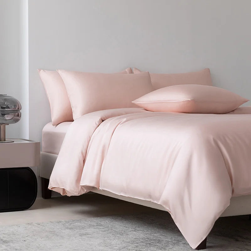 Ensemble Housse de Couette de Luxe 100 % Bambou – 3 Pièces