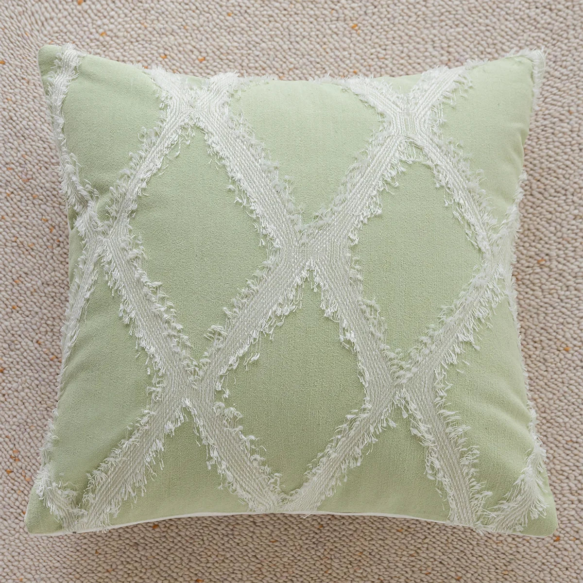 Variant image for Housse de Coussin Déco Jacquard Chic Scandinave 45x45 cm, 50x50 cm, 60x60 cm – Lavable en Machine, Coton/Polyester-12