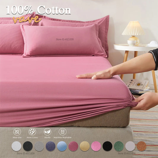 Drap-Housse 100 % Coton – Confort et Durabilité