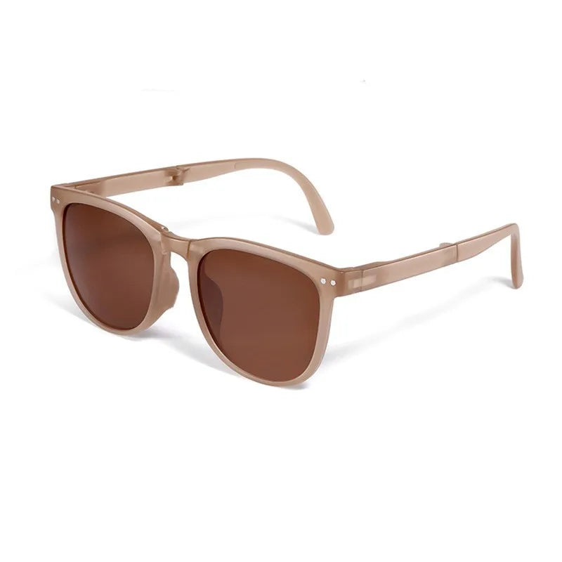 Lunettes de Soleil Pliantes Ultra Légères avec Protection UV – Unisexe pour Hommes et Femmes, Accessoire Portable