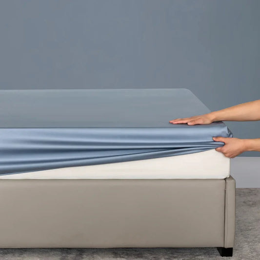 Drap Housse en Bambou 160x200 – Ultra-Doux, Hypoallergénique et Respirant pour Confort Optimal