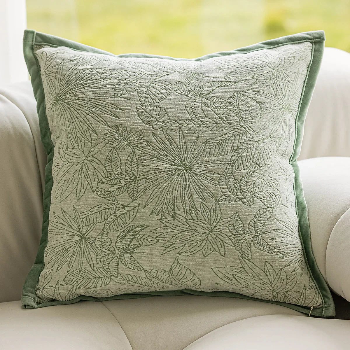 Variant image for Housse de Coussin Déco Jacquard Chic Scandinave 45x45 cm, 50x50 cm, 60x60 cm – Lavable en Machine, Coton/Polyester-6