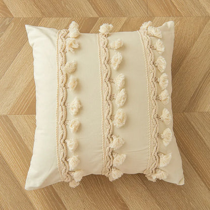 Coussin Style marocain à pompons