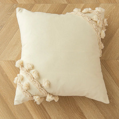 Coussin Style marocain à pompons