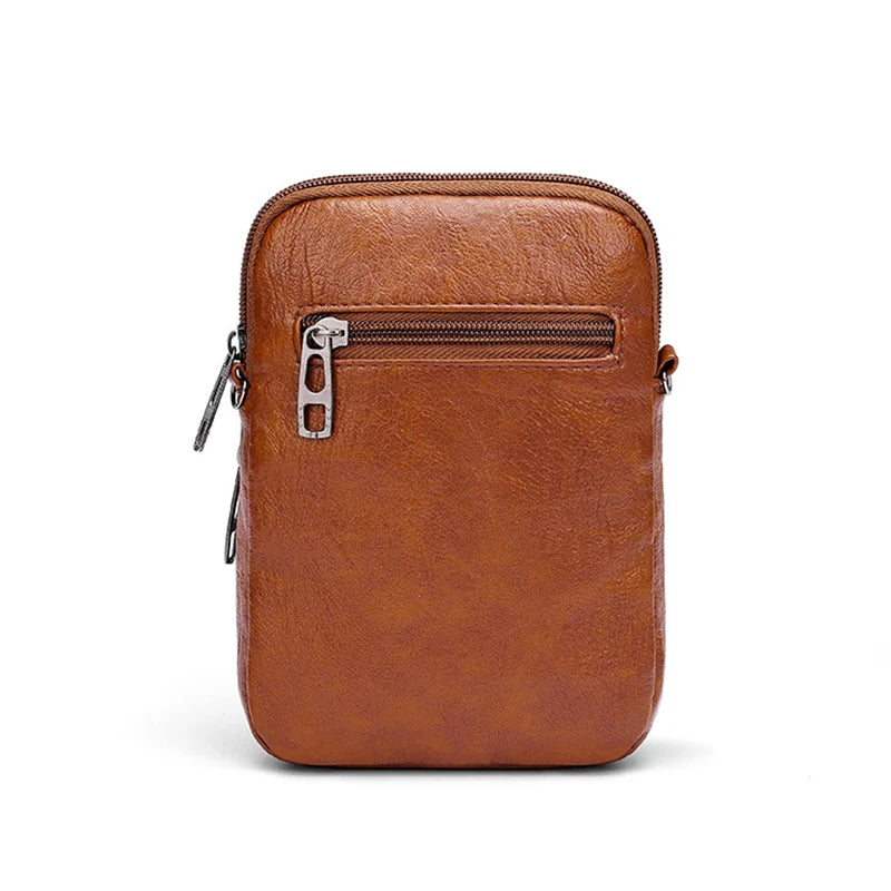 Sac Bandoulière Femme Vintage Cuir PU Doux - Sac à Main Multifonctionnel 1