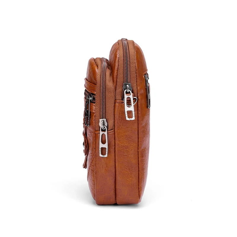 Sac Bandoulière Femme Vintage Cuir PU Doux - Sac à Main Multifonctionnel 2