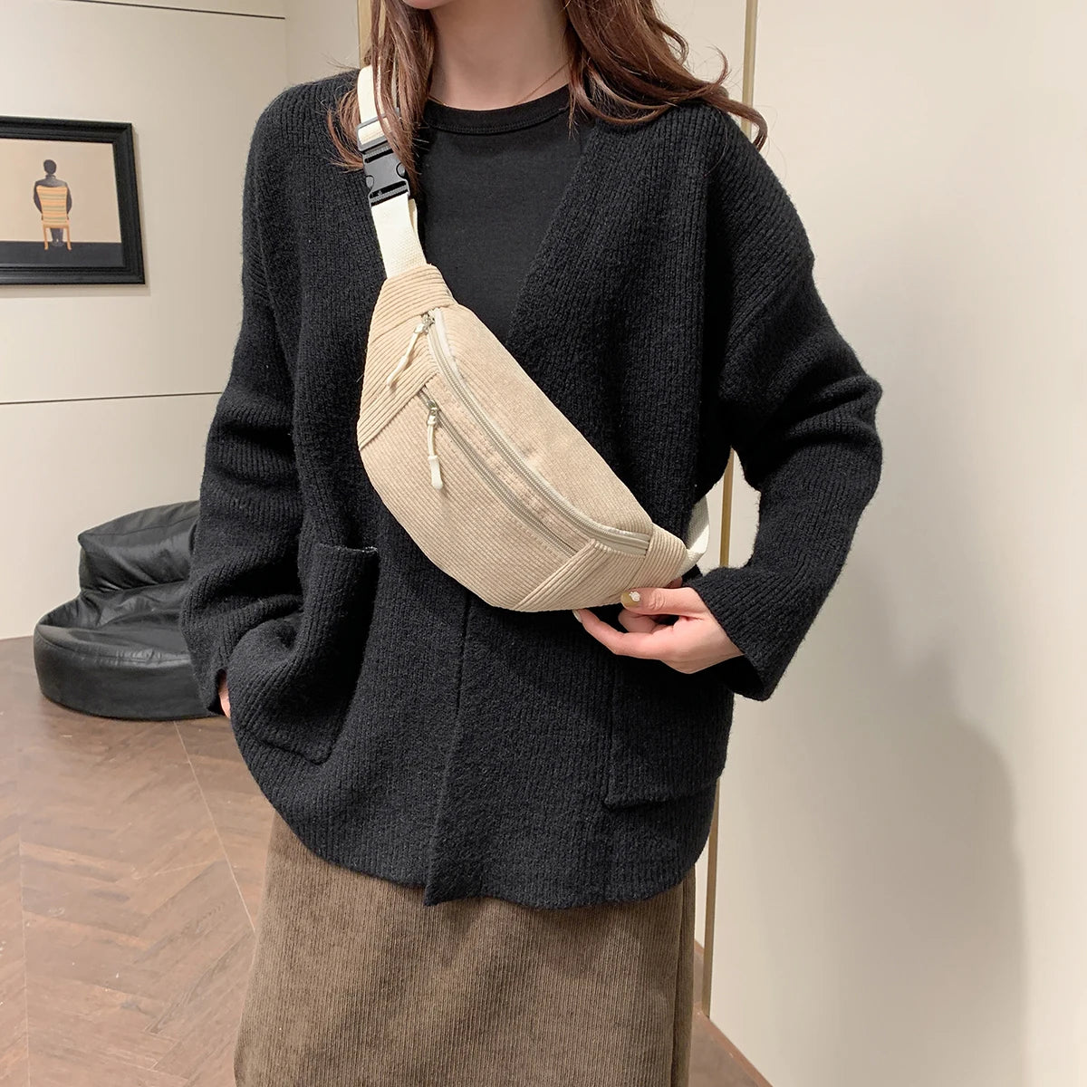 Sac Bandoulière Femme en Corde - Élégant et Pratique, Polyvalent pour Sorties 1