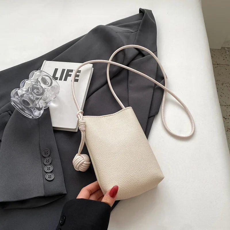 Sac Bandoulière Femme en Cuir Léger avec Compartiment Téléphone – Sac à Main Pratique et Élégant pour Voyage et Quotidien
