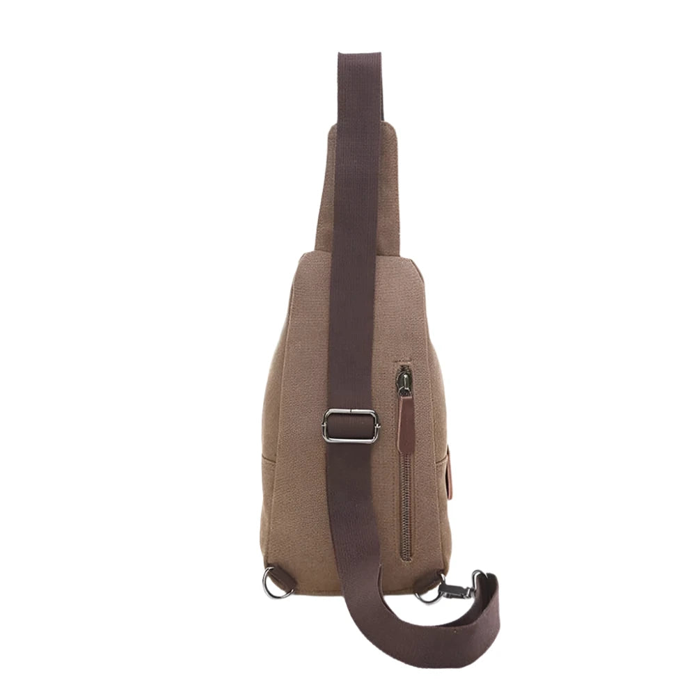 Sac Bandoulière Homme - Sac à Bandoulière Haute Capacité Étanche avec Sangle Ajustable 2