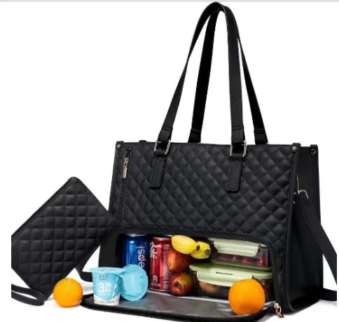 Sac Isotherme Lunch Box 3-en-1 - Sac à Déjeuner Pratique et Élégant pour Femmes 0