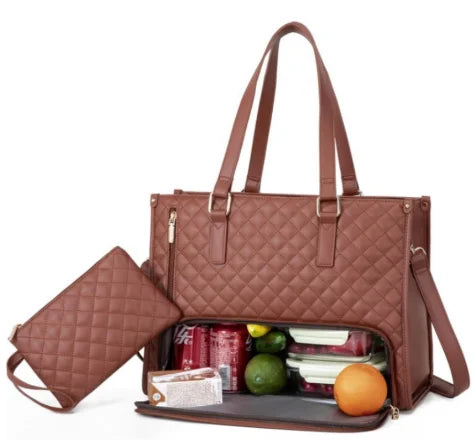 Sac Isotherme Lunch Box 3-en-1 - Sac à Déjeuner Pratique et Élégant pour Femmes 1