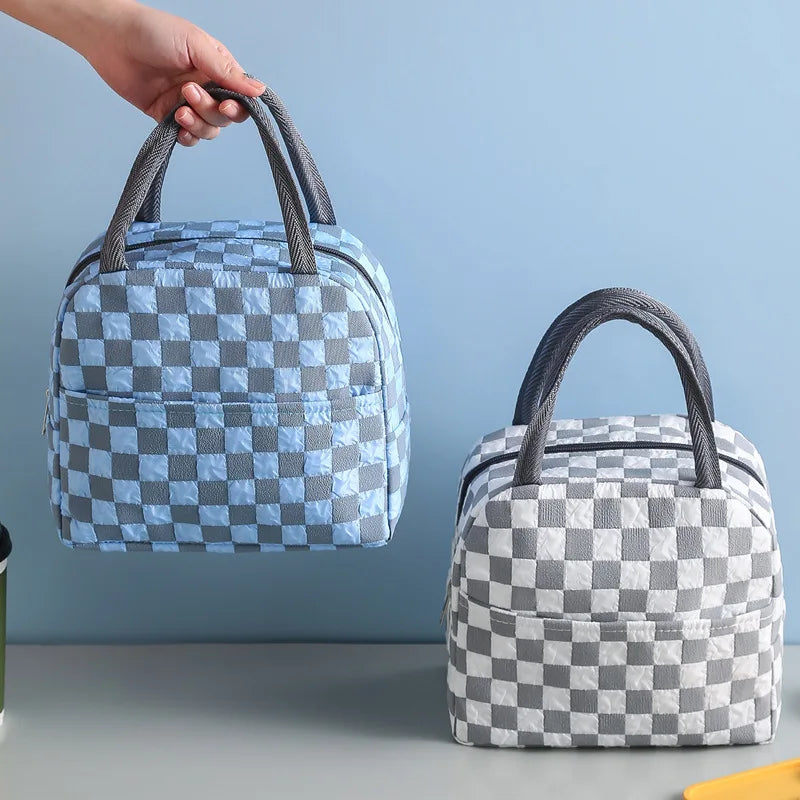 Sac Isotherme Repas en Toile Oxford - Lunch Bag Pratique pour Étudiants et Travailleurs 0