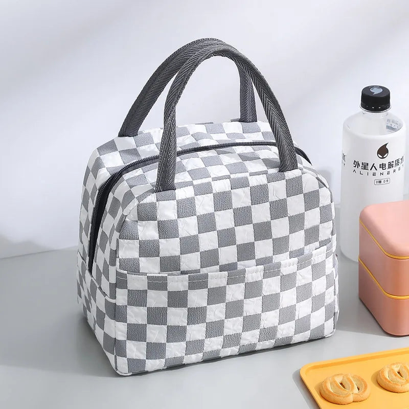 Sac Isotherme Repas en Toile Oxford - Lunch Bag Pratique pour Étudiants et Travailleurs 7