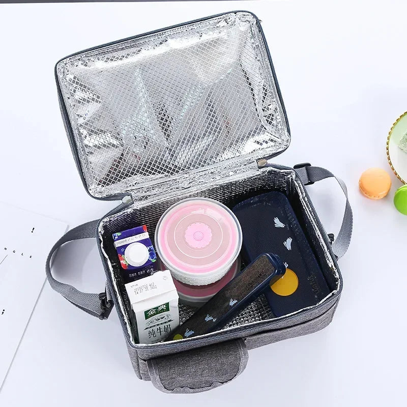 Sac Lunch Isotherme Réutilisable 8L – Sac Lunch Box Étanche Multifonctionnel pour Hommes et Femmes