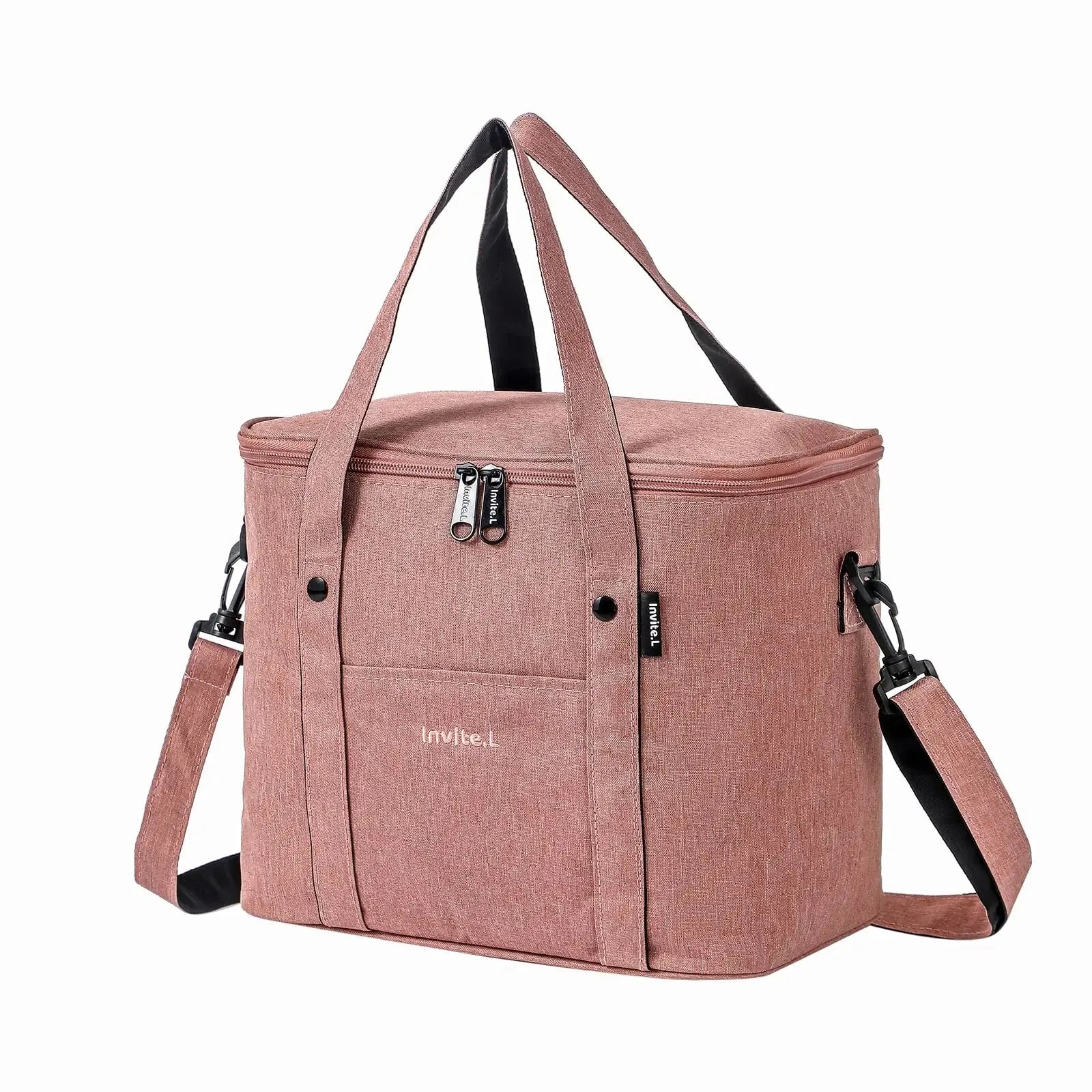 Sac à Déjeuner Isotherme Réutilisable avec Bandoulière – Grande Capacité pour Bureau, Pique-nique et Voyage