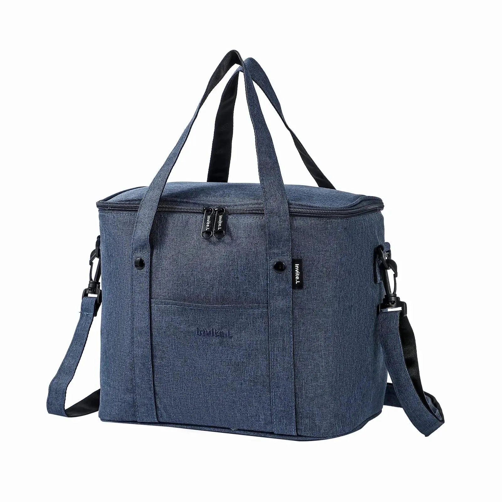 Sac à Déjeuner Isotherme Réutilisable avec Bandoulière – Grande Capacité pour Bureau, Pique-nique et Voyage