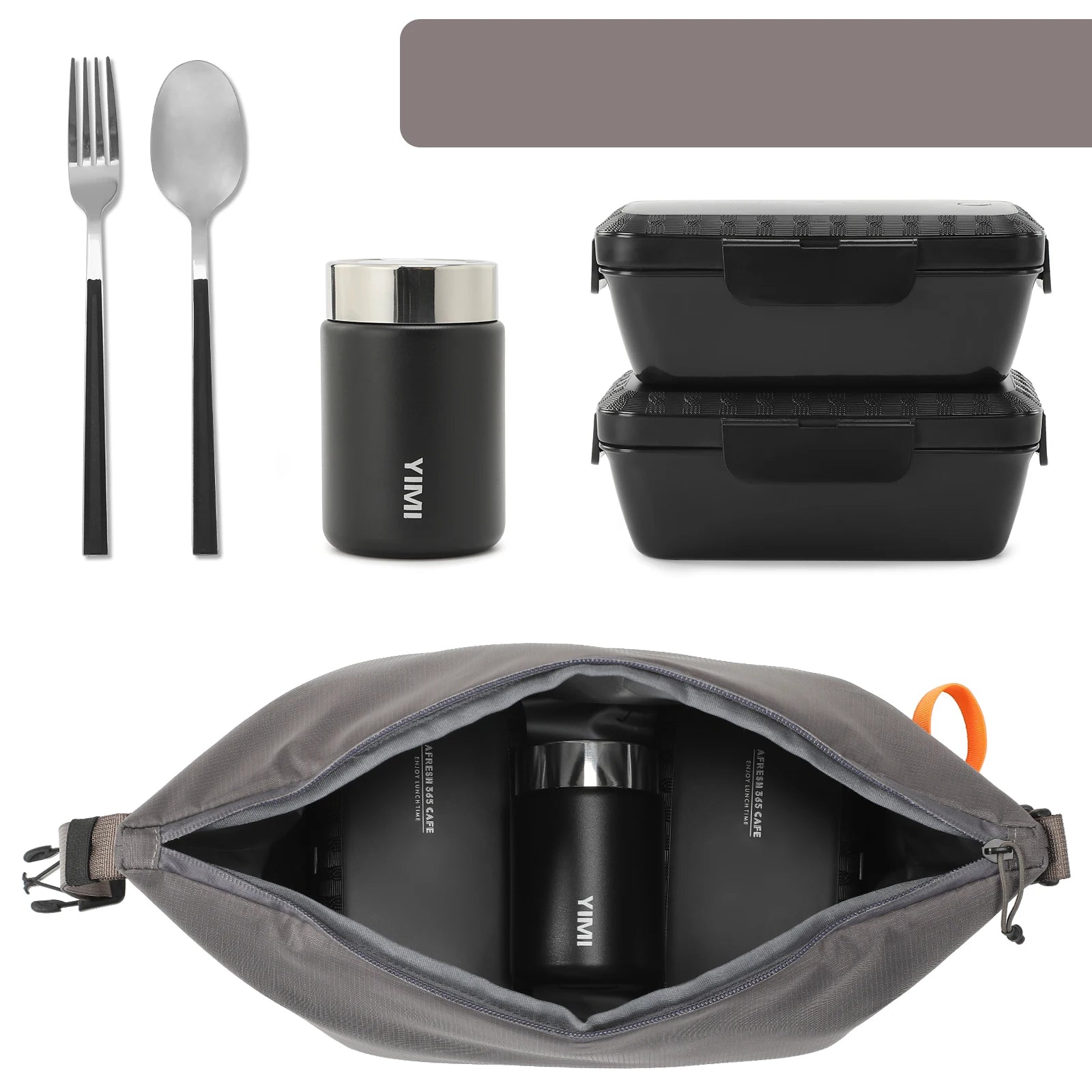 Sac à Déjeuner Isotherme en Aluminium – Sac pour Déjeuner Portable et Pratique pour Pique-Nique et Rangement Alimentaire
