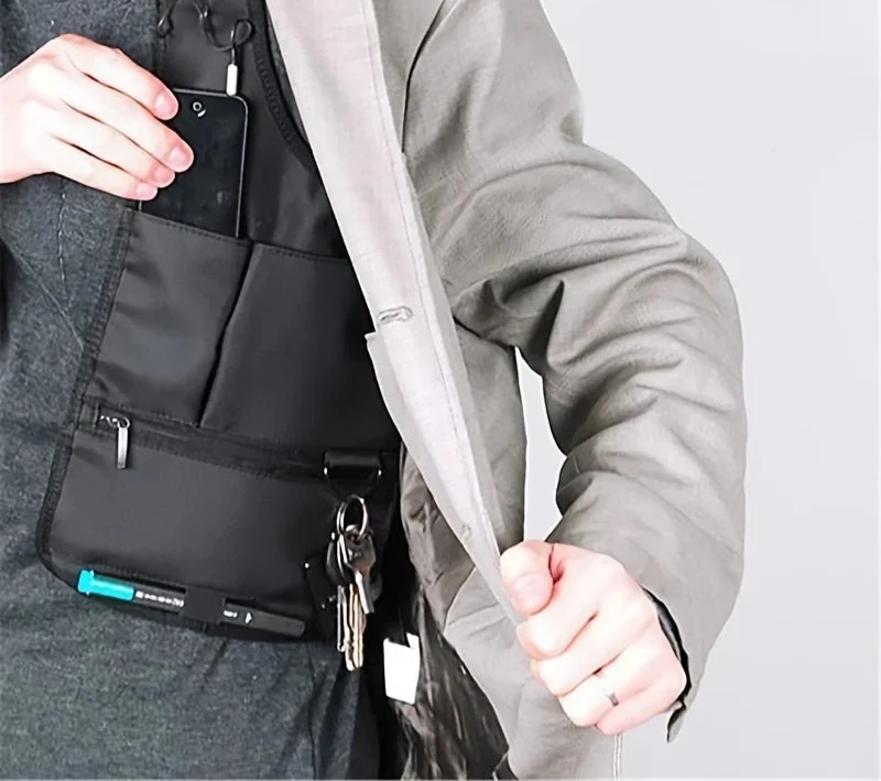 Sac à Dos Anti-Vol en Cuir pour Tablette - Sac à Dos Homme Pratique et Sécurisé 1