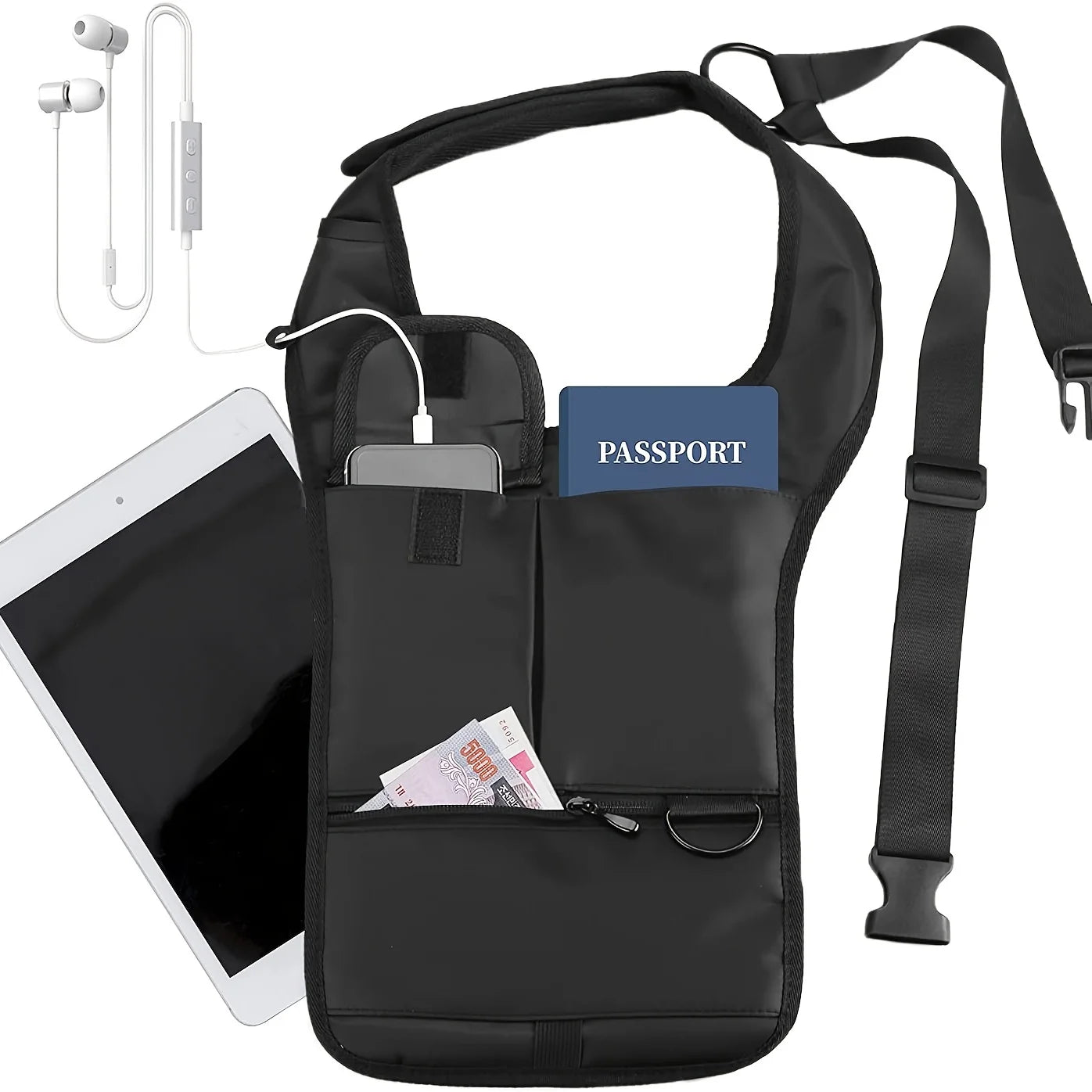 Sac à Dos Anti-Vol en Cuir pour Tablette - Sac à Dos Homme Pratique et Sécurisé 2