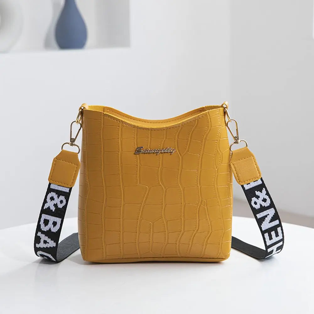 Sac à main femme en cuir PU crocodile, sac bandoulière ajustable avec fermeture éclair, dimensions 18,5 x 17 x 7 cm, plusieurs couleurs disponibles