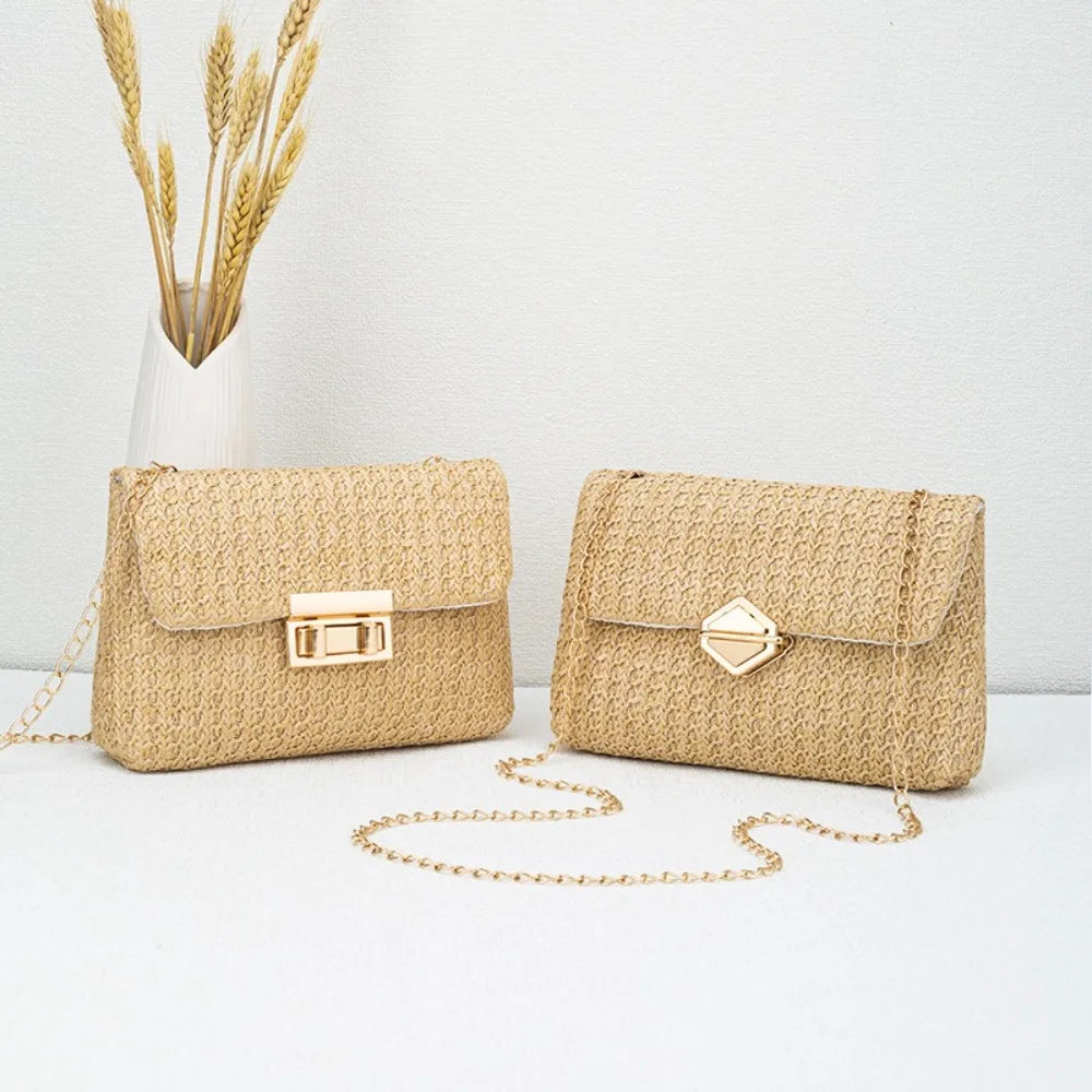 Sac Bandoulière Femme Paille Taille Unique 21x14x4 cm 1