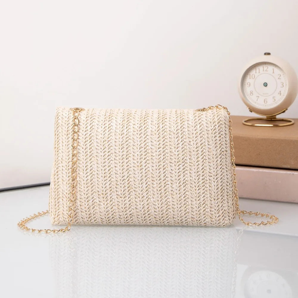Sac Bandoulière Femme Paille Taille Unique 21x14x4 cm 4