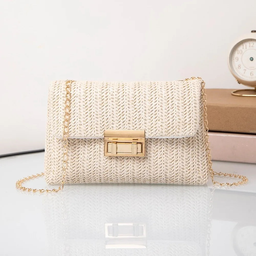 Sac Bandoulière Femme Paille Taille Unique 21x14x4 cm 5