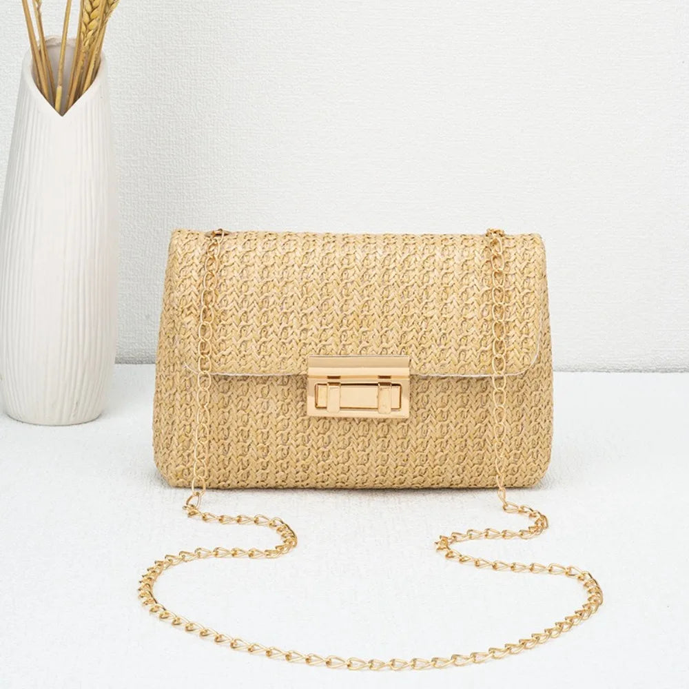 Sac Bandoulière Femme Paille Taille Unique 21x14x4 cm 7