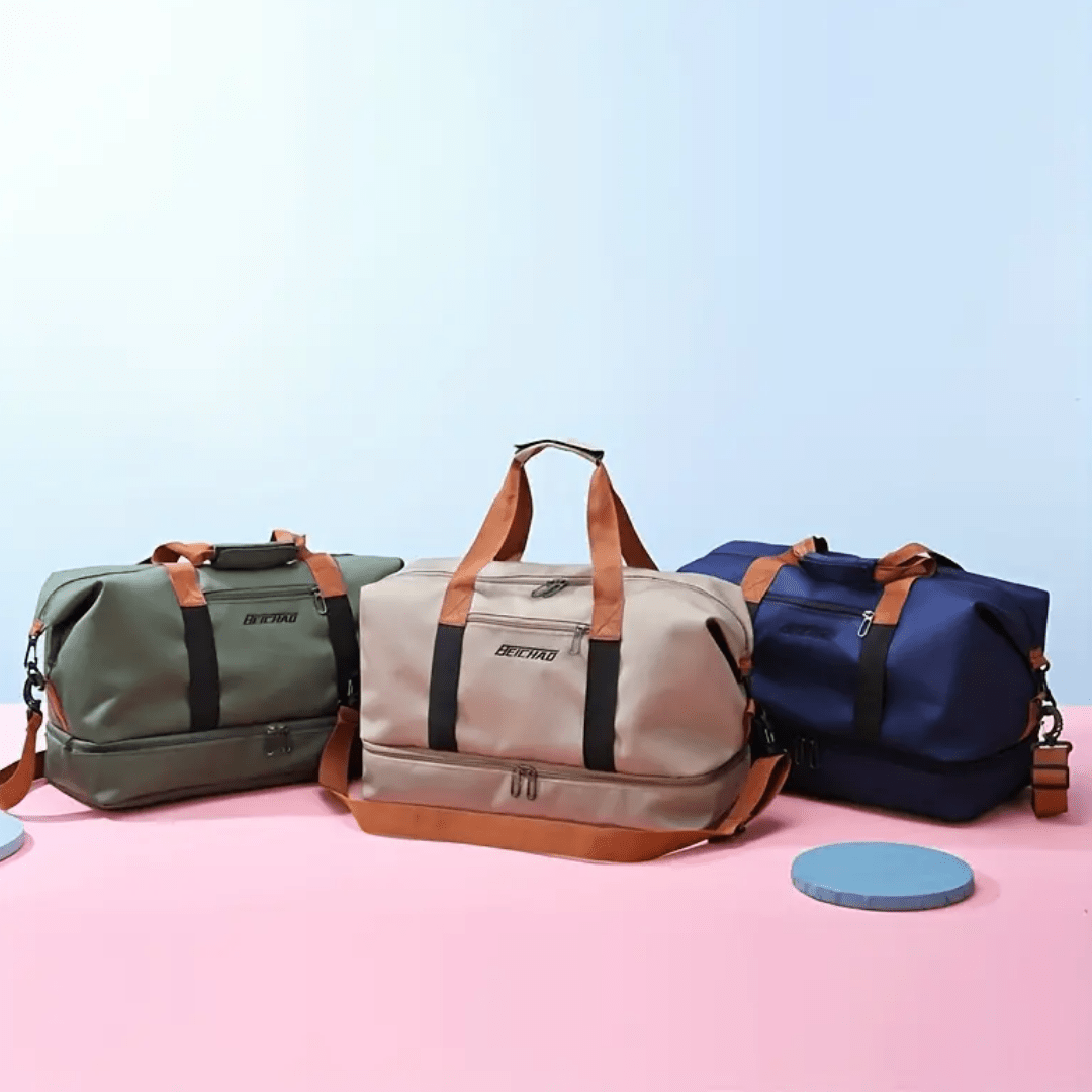 Sac de Sport Léger Résistant à l'Eau pour Randonnée et Camping – 46x28x25 cm, Tissu Oxford 600D