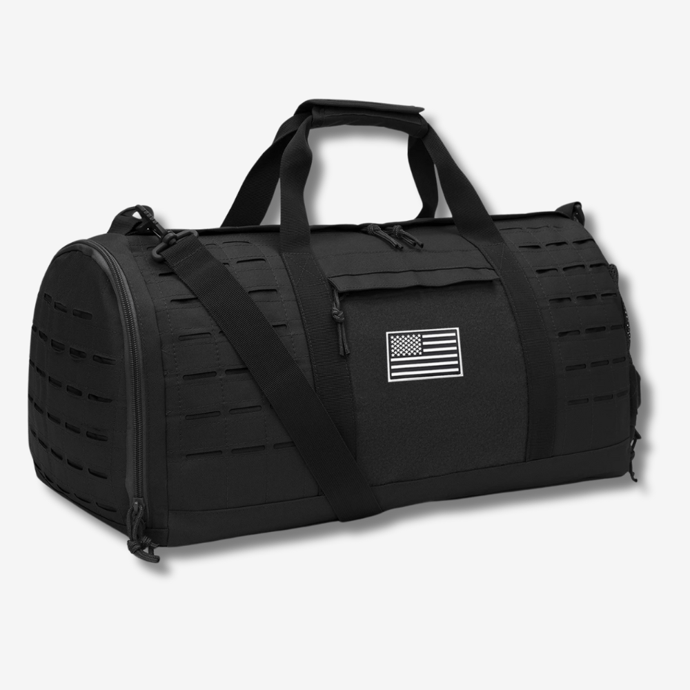 Sac de Sport Polyvalent 40L en Polyester Résistant pour Randonnée et Voyage avec Compartiment à Chaussures et Bretelles Ajustables