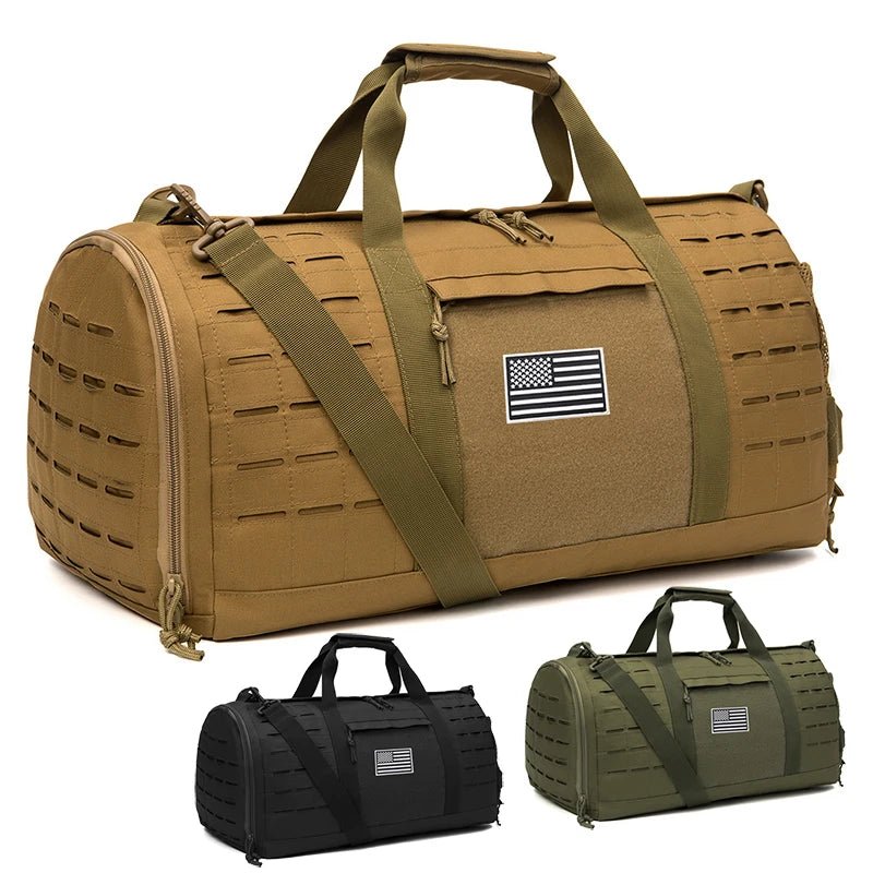 Sac de Sport Polyvalent 40L en Polyester Résistant pour Randonnée et Voyage avec Compartiment à Chaussures et Bretelles Ajustables