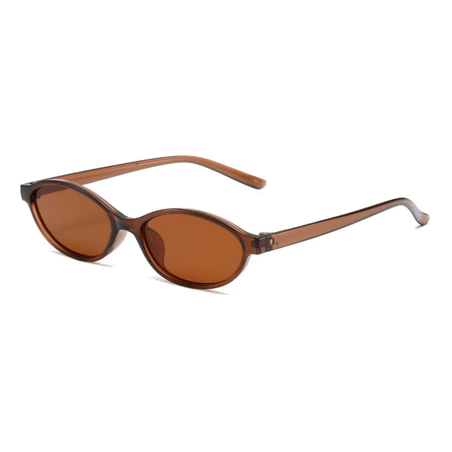 Lunettes de Soleil Rétro Ovales avec Protection UV400 – Style Vintage Élégant pour Homme et Femme