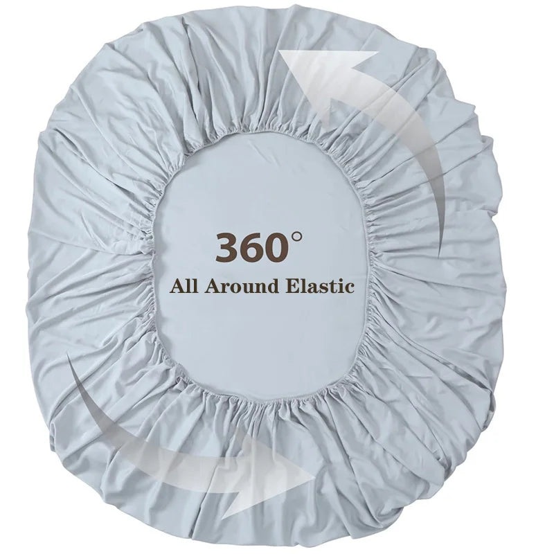 Drap-Housse Haute Qualité 100 % Bambou (Double, Queen, King)