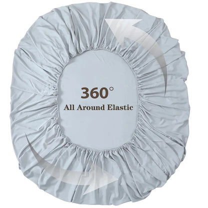 Drap-Housse Haute Qualité 100 % Bambou (Double, Queen, King)