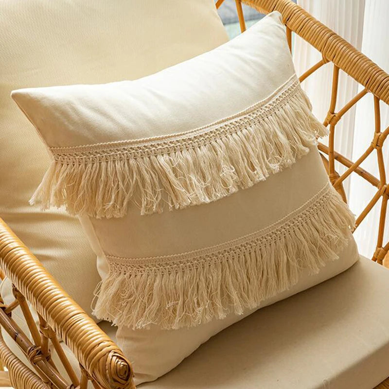 Coussin Style marocain à pompons