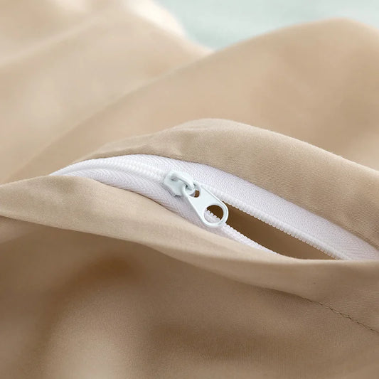 Ensemble Housse de Couette de Luxe 100 % Bambou – 3 Pièces
