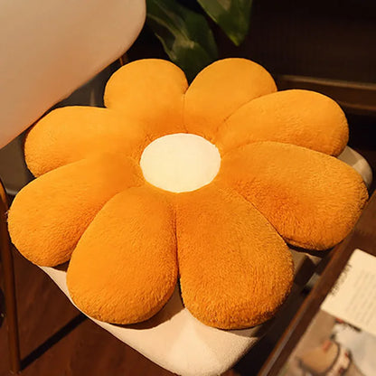 Coussin Marguerite en Nouvelle Fourrure de Lapin