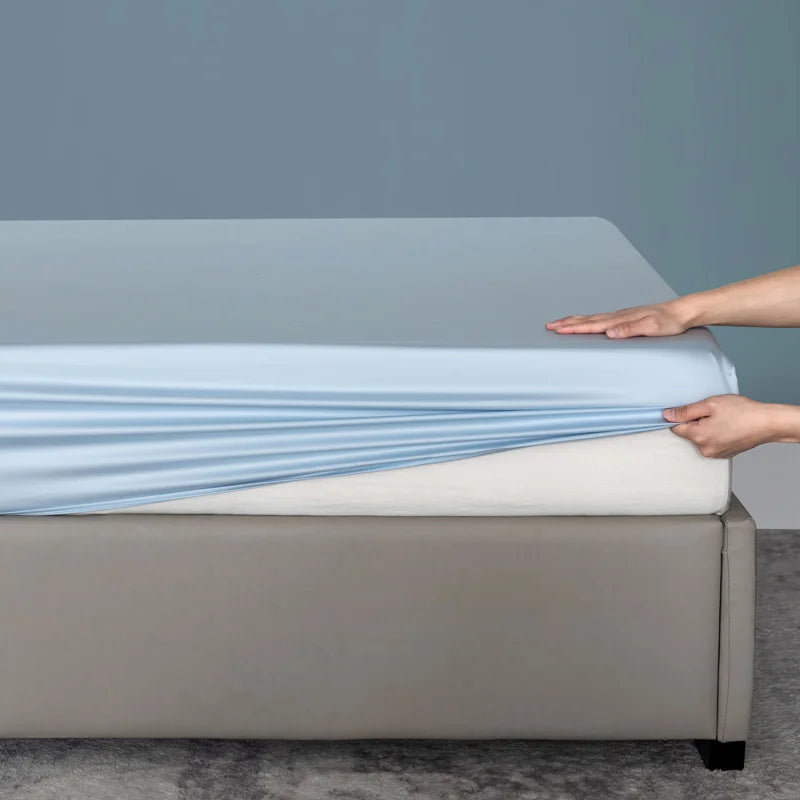 Drap-Housse Haute Qualité 100 % Bambou (Double, Queen, King)